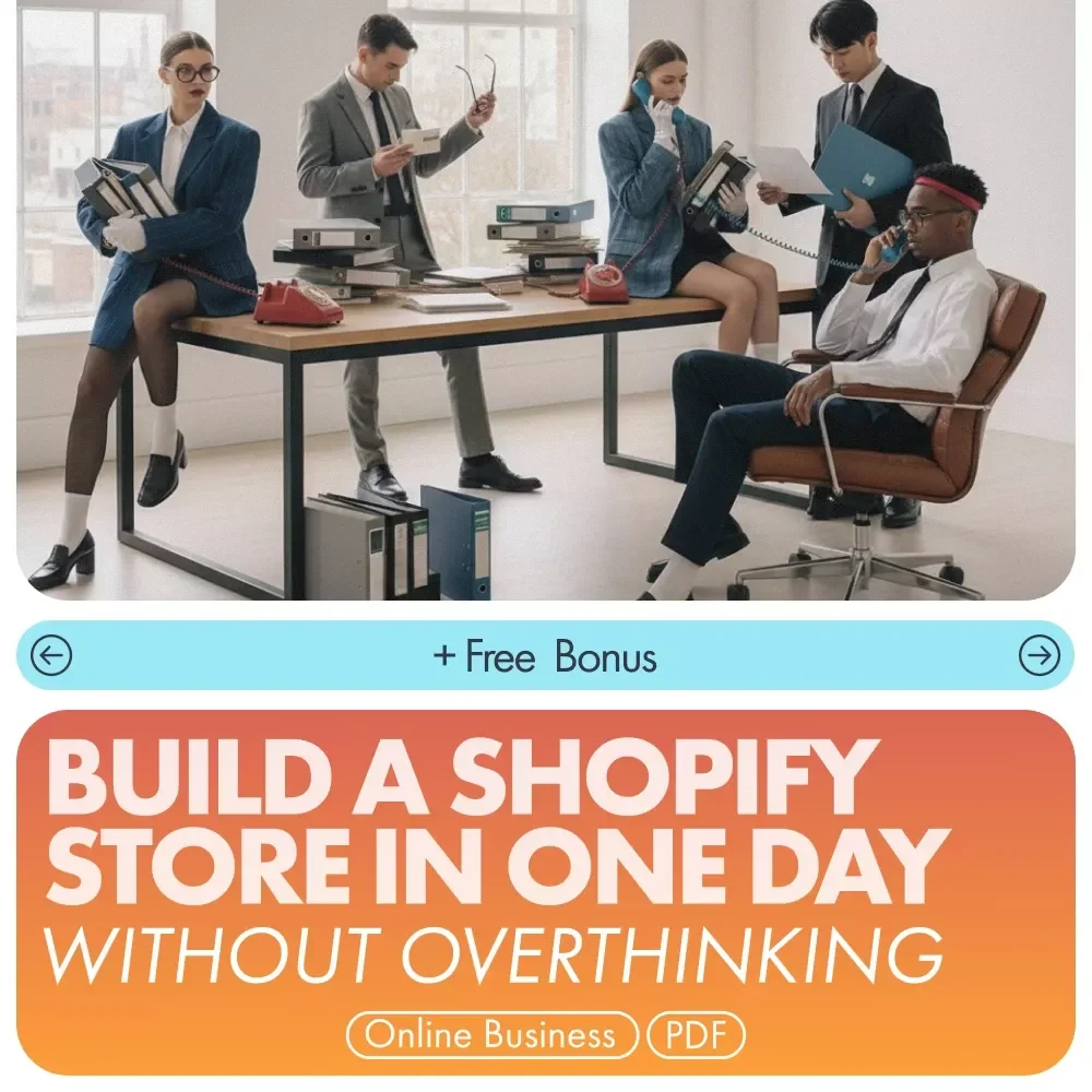 Build a Shopify Store in One Day Without Overthinking – Quick & Easy eBook Guide for Fast Shopify Setup