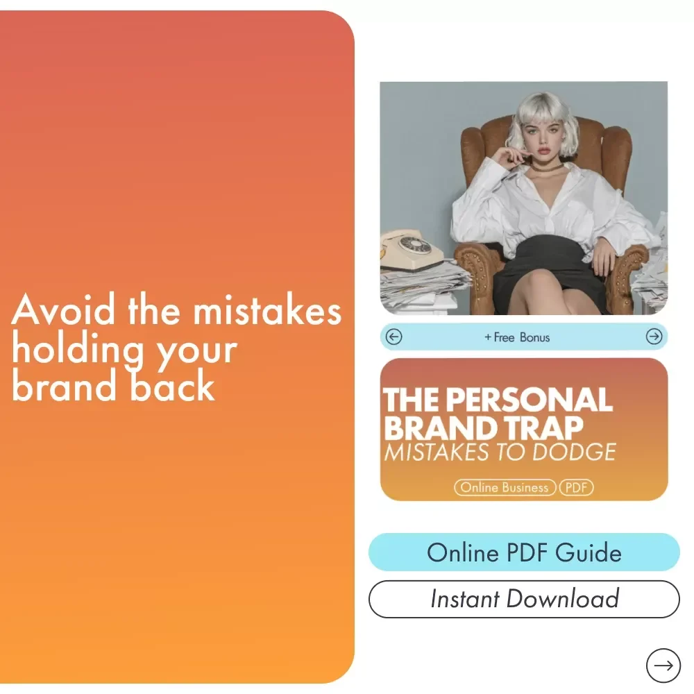 The Personal Brand Trap: Mistakes to Dodge | Digital eBook for Creators, Freelancers & Entrepreneurs | Learn the Top Personal Branding Mistakes to Avoid and Build Authentic Influence Online