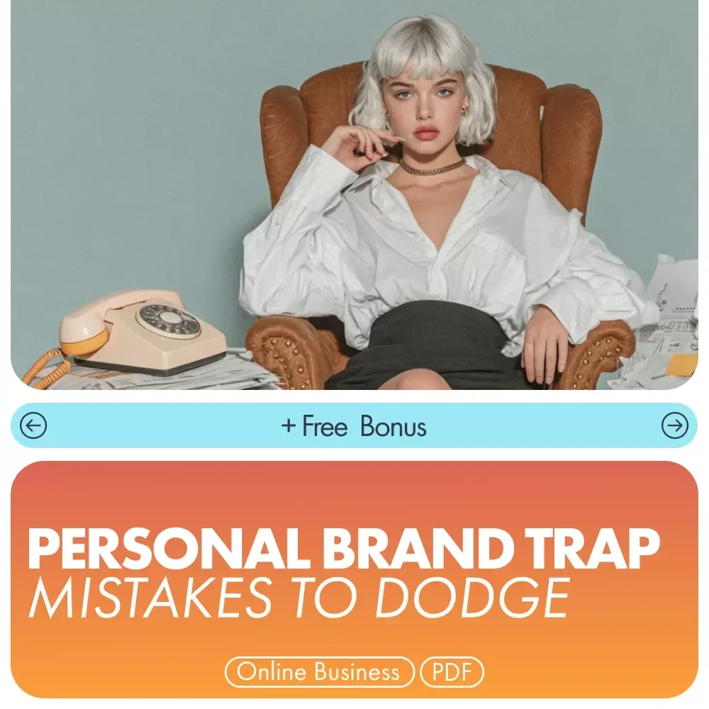 The Personal Brand Trap: Mistakes to Dodge | Digital eBook for Creators, Freelancers & Entrepreneurs | Learn the Top Personal Branding Mistakes to Avoid and Build Authentic Influence Online