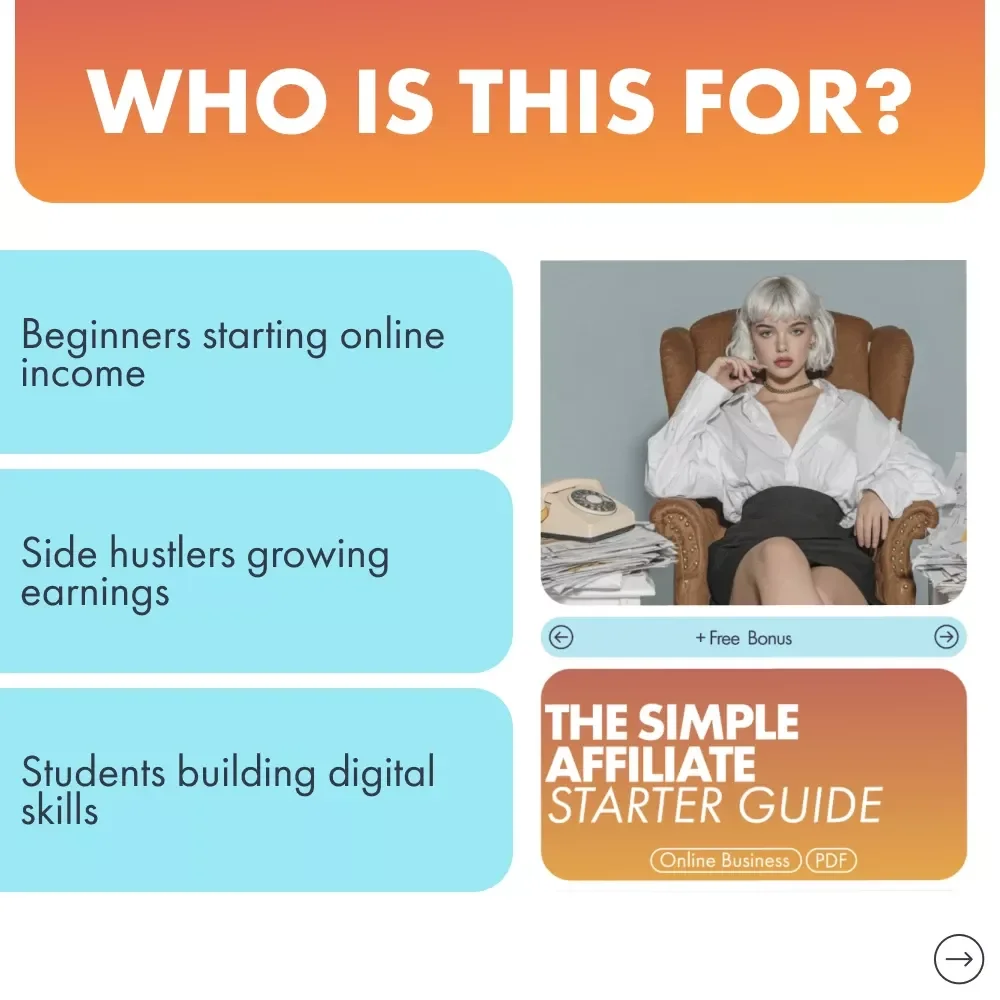 The Simple Affiliate Starter Guide | Beginner-Friendly eBook for Earning Online | Learn the Best Affiliate Programs for Beginners and Start Making Commissions Fast