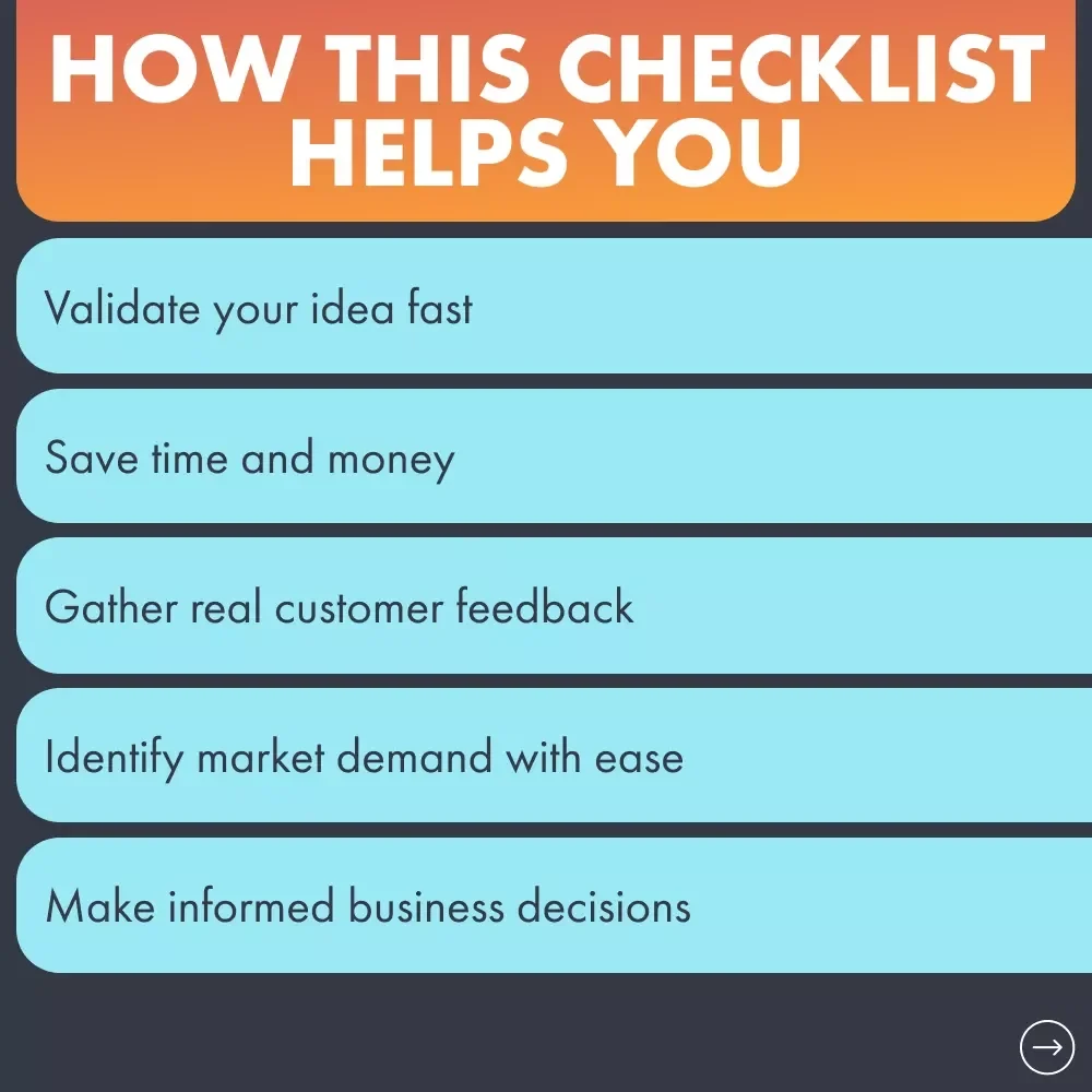 How to Validate Your Business Idea Fast Checklist | Actionable Guide for Quick Feedback and Testing Demand