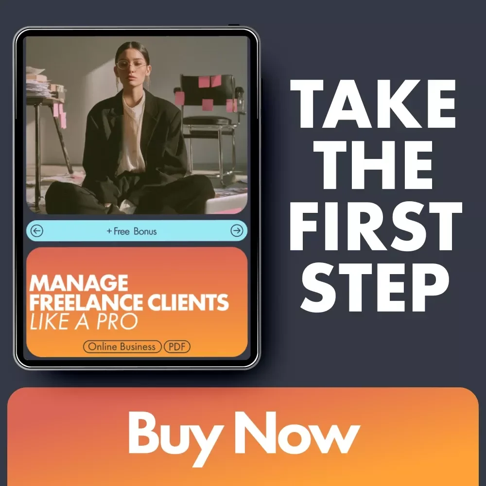 Manage Freelance Clients Like a Pro | Freelancer Checklist for How to Manage Multiple Freelance Clients | Digital Download for Productivity & Client Workflow