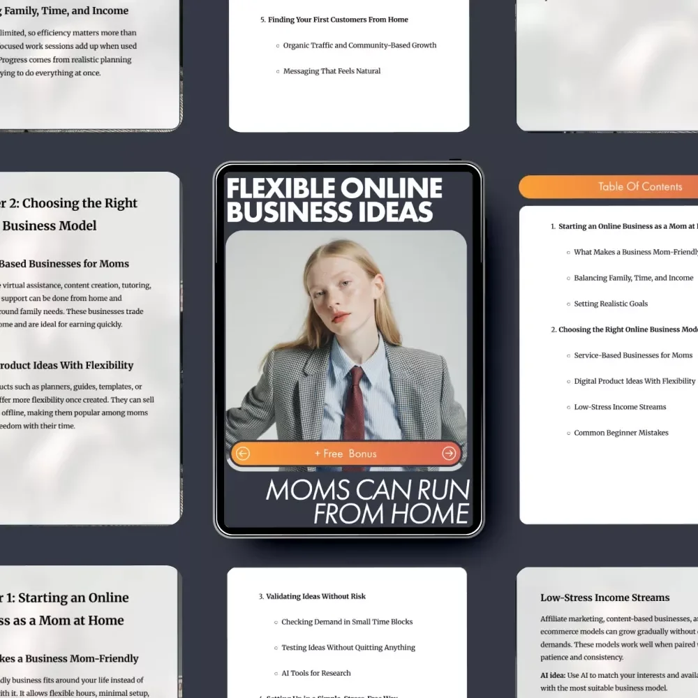 Flexible Online Business Ideas Moms Can Run From Home: A Practical Guide for Busy Moms