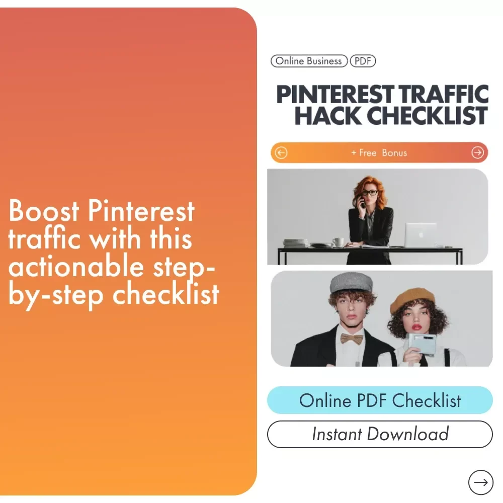 Pinterest Traffic Hack Checklist - Master How to Use Pinterest to Drive Traffic to Your Website