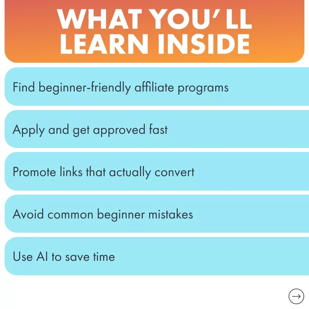 The Simple Affiliate Starter Guide | Beginner-Friendly eBook for Earning Online | Learn the Best Affiliate Programs for Beginners and Start Making Commissions Fast