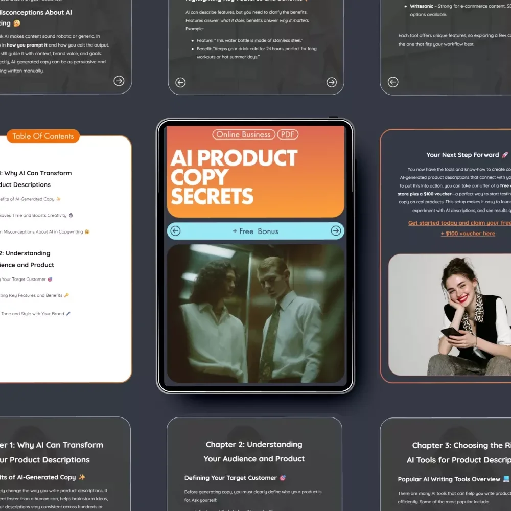 AI Product Copy Secrets: How to Use AI to Write Product Descriptions Like a Pro