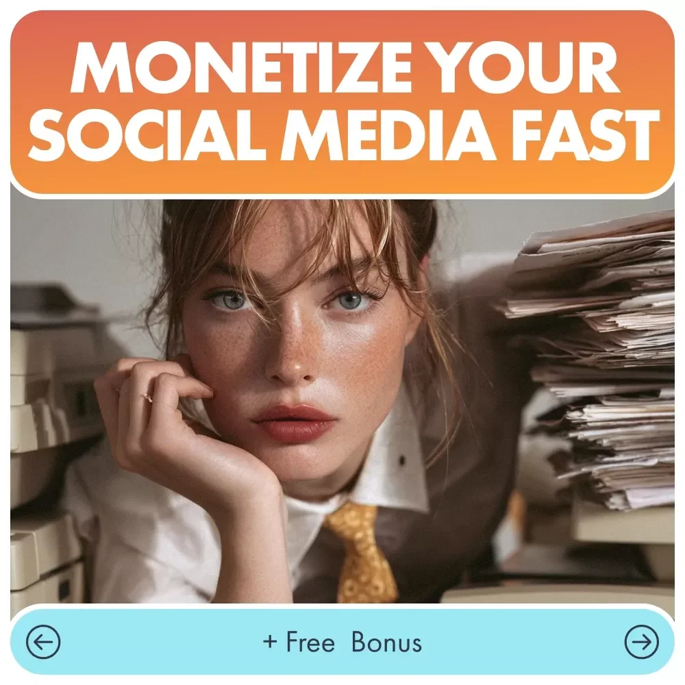 Monetize Your Social Media Fast | Digital eBook for Creators, Influencers & Entrepreneurs | Learn How to Make Money on Social Media with Proven Strategies and Real Case Studies