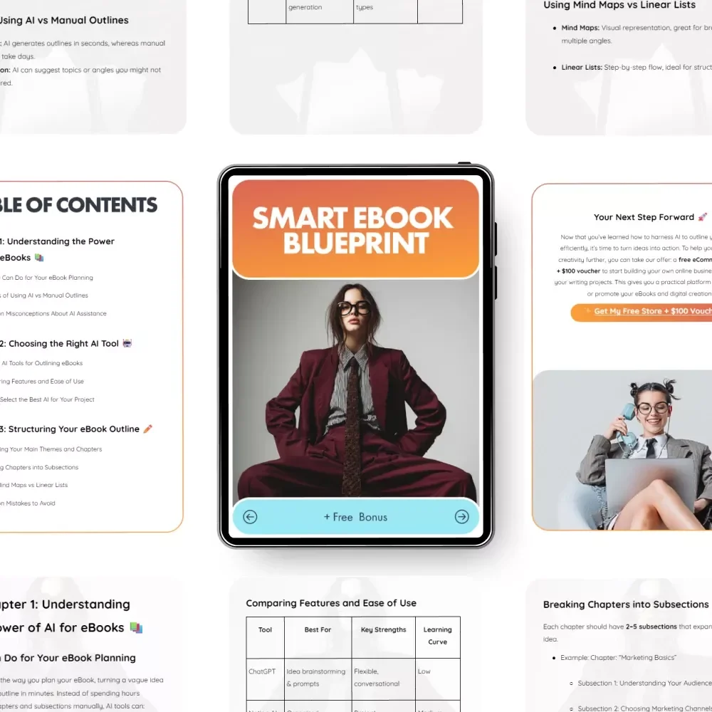 Smart eBook Blueprint: How to Use AI to Outline Your eBook with Ease