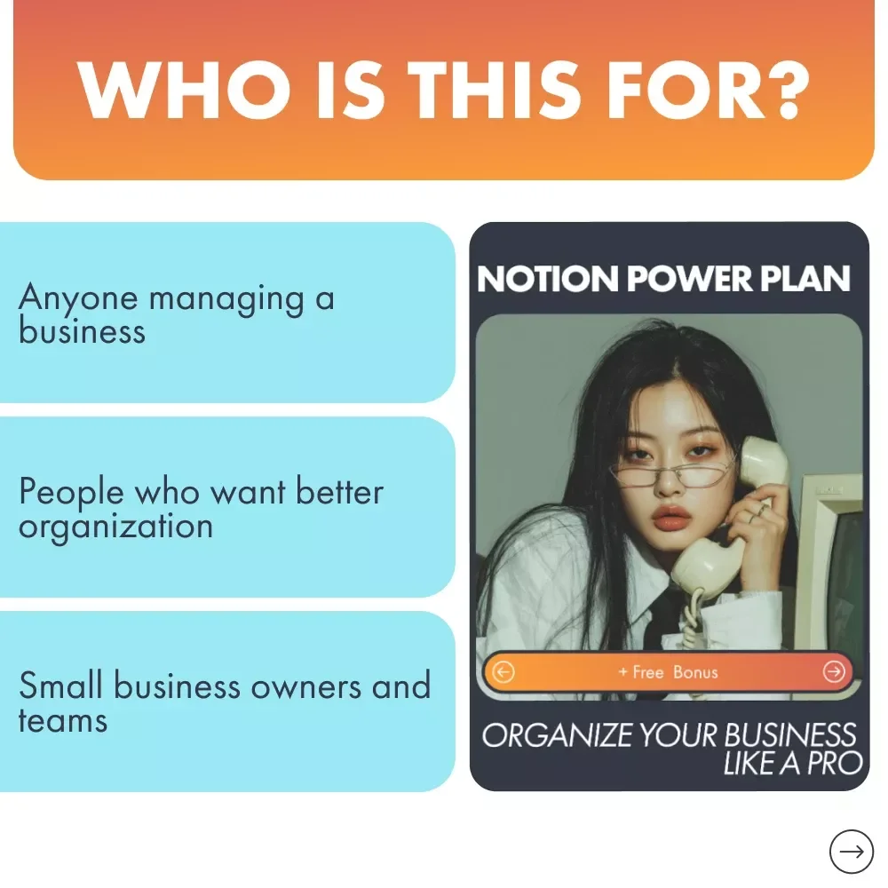 Notion Power Plan: Organize Your Business Like a Pro | How to Use Notion for Business Planning eBook