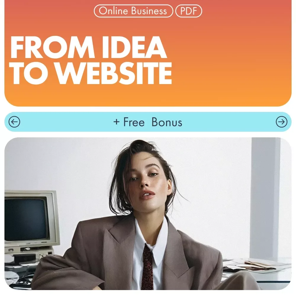 From Idea to Website: The Complete Guide | Digital Download for Creators, Entrepreneurs & Beginners | Step-by-Step on How to Build a Personal Website with AI Tools