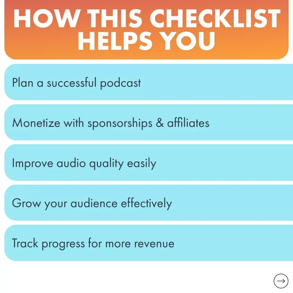 How to Make Money With a Podcast Checklist – Your Step-by-Step Guide to Profitable Podcasting