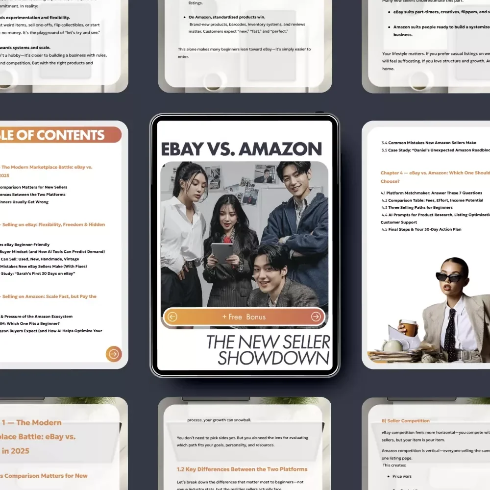 eBay vs. Amazon: The New Seller Showdown | 2025 Guide for Beginners | Learn Which Platform Wins for You | Compare, Choose & Start Selling Smart