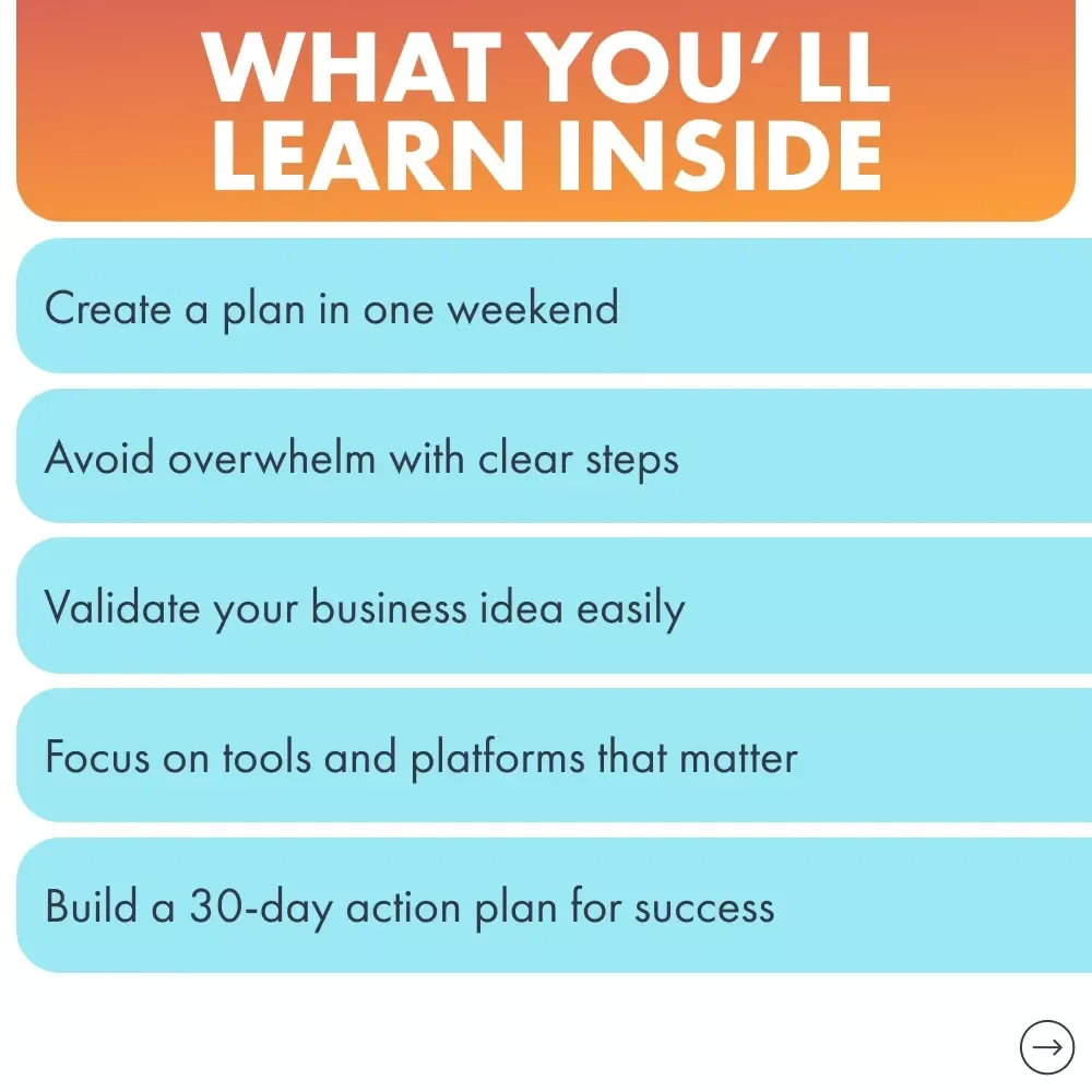 A Simple Online Business Plan You Can Finish in One Weekend – Easy Guide & Checklist for New Entrepreneurs