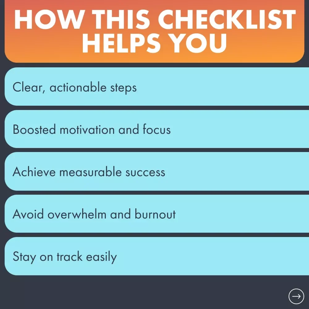 Setting Realistic Goals in Your Online Business - Checklist for Success