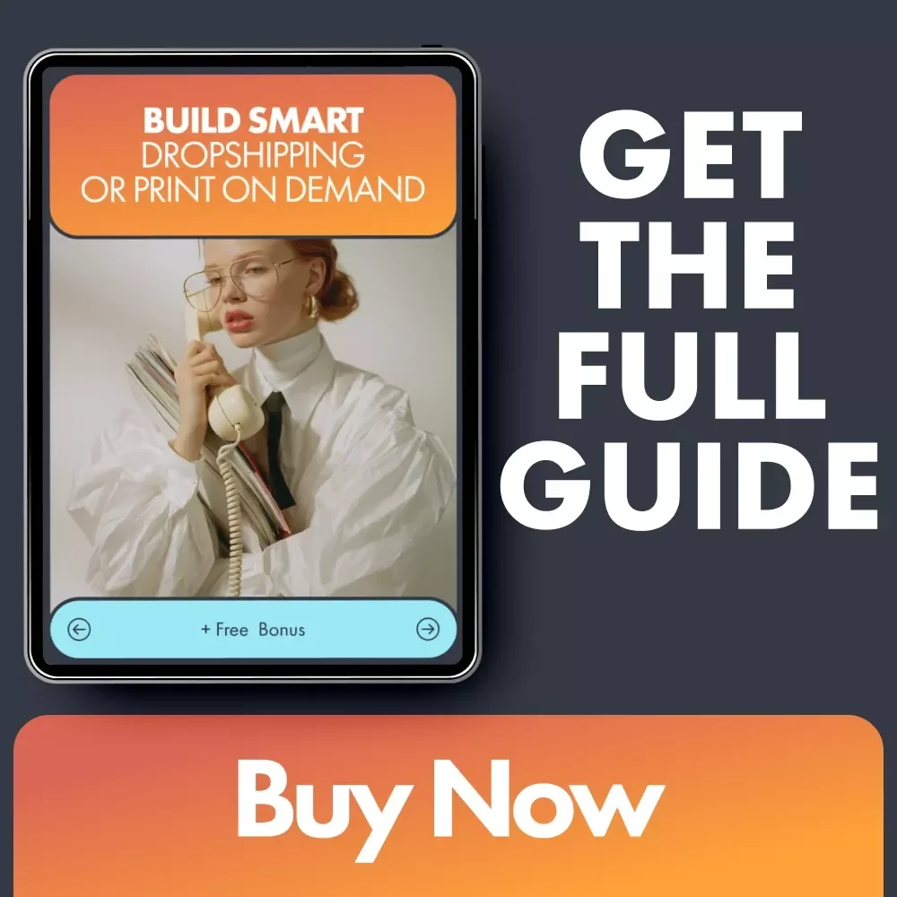 Build Smart: Dropshipping or Print on Demand – Ultimate eBook Guide for Beginners, Online Business Roadmap, Digital Download, Passive Income Starter Resource