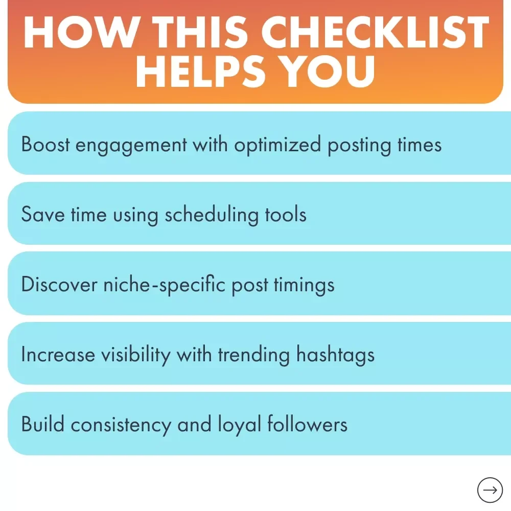 InstaTiming Mastery: Best Time to Post for Your Niche - Ultimate Instagram Posting Checklist