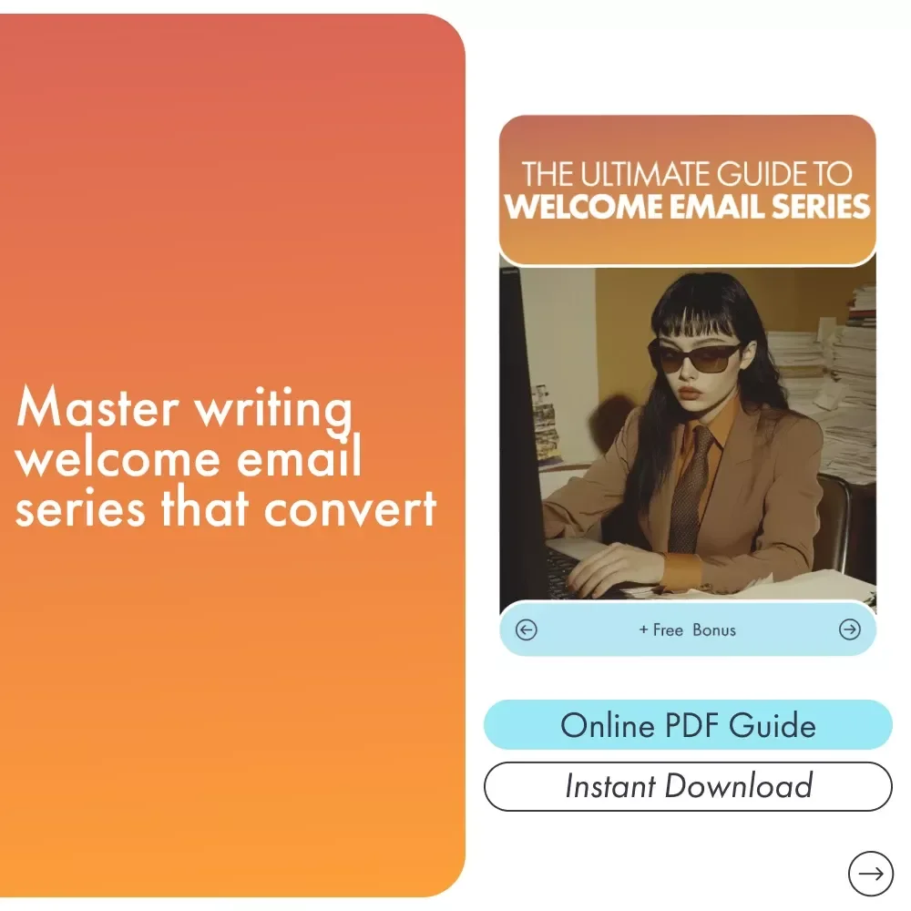 The Ultimate Guide to Welcome Email Series | Digital Download for Entrepreneurs, Marketers & Creators | How to Write a Welcome Email Series That Converts