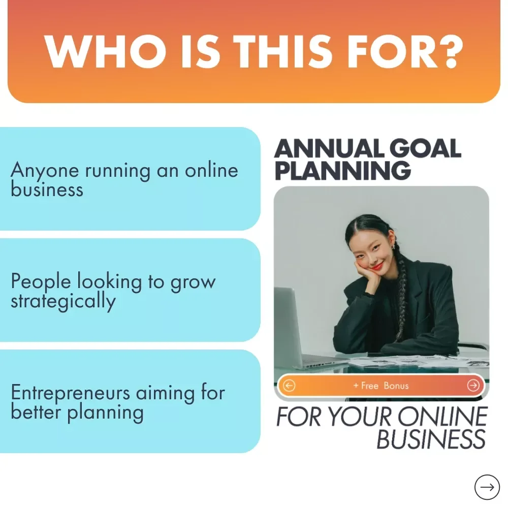 Annual Goal Planning for Your Online Business Guide - Achieve Success & Growth in the New Year