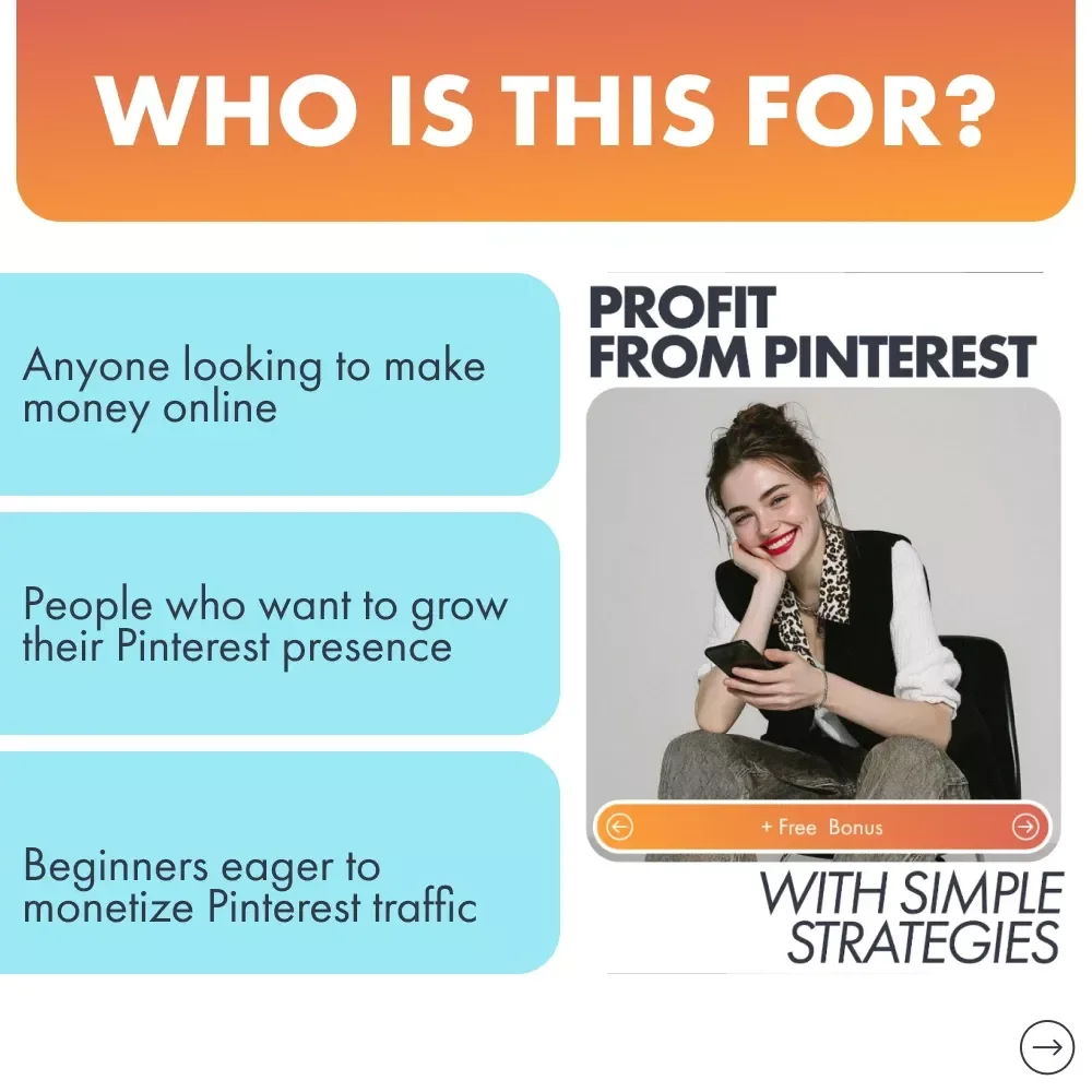 Profit From Pinterest With Simple Strategies: A Comprehensive Guide to Monetizing Pinterest, Drive Traffic, and Scale Your Income