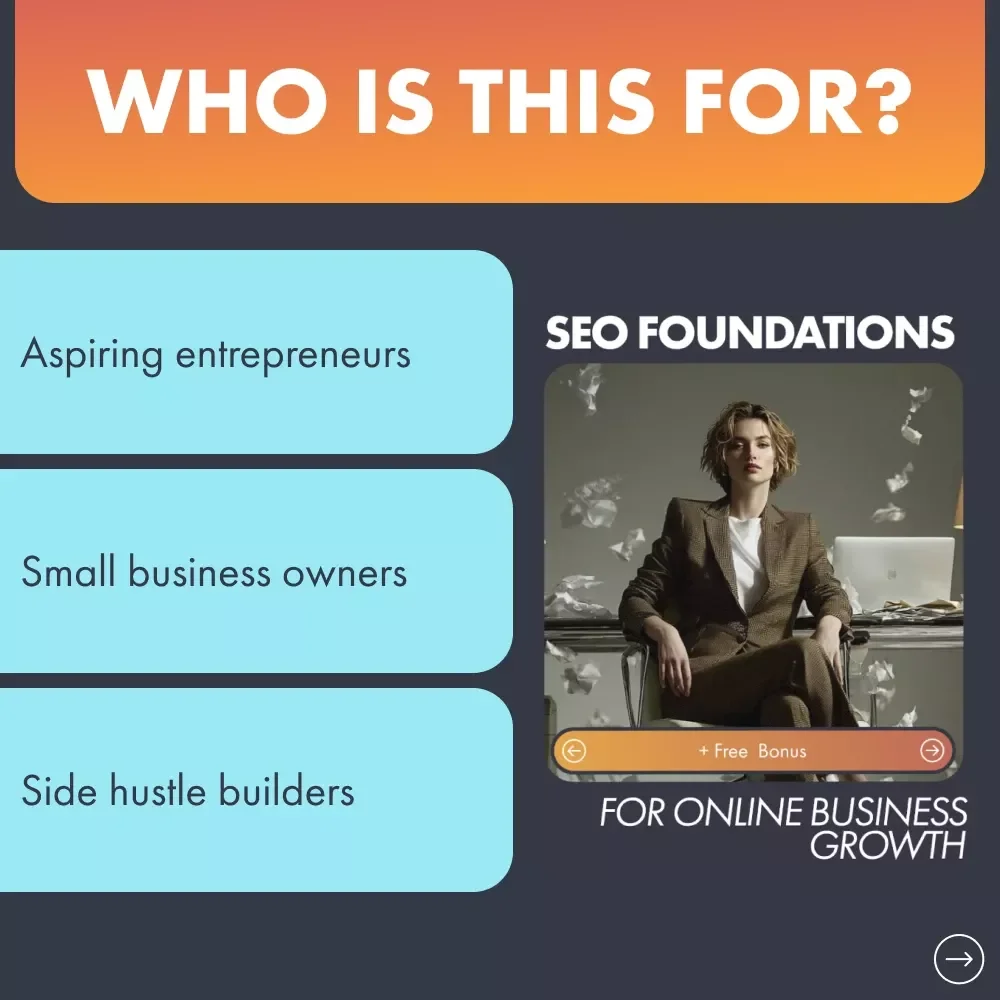 SEO Foundations for Online Business Growth | Digital Guide for Entrepreneurs, Bloggers & Creators | Learn SEO Basics for a New Website and Drive Organic Traffic Fast