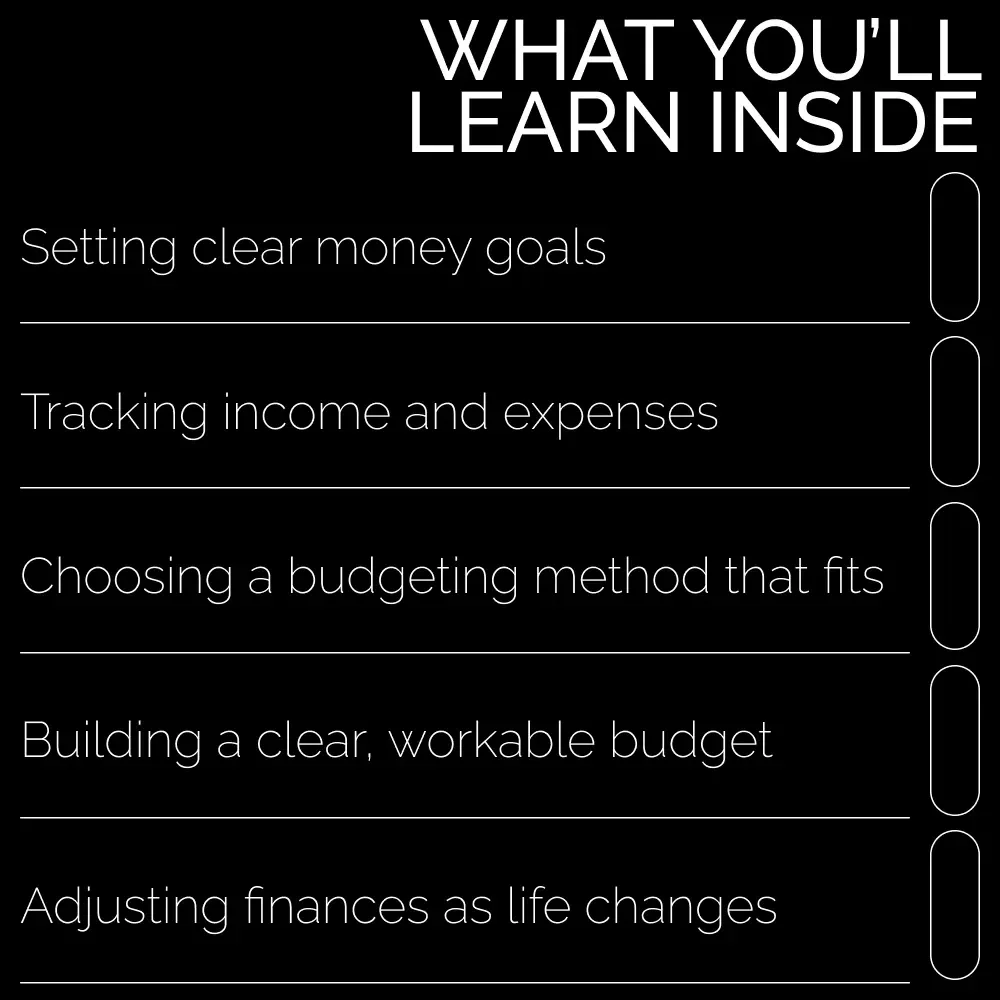 A Step-by-Step Guide to Budgeting | Simple eBook for Beginners on How to Do a Budget & Take Control of Your Money