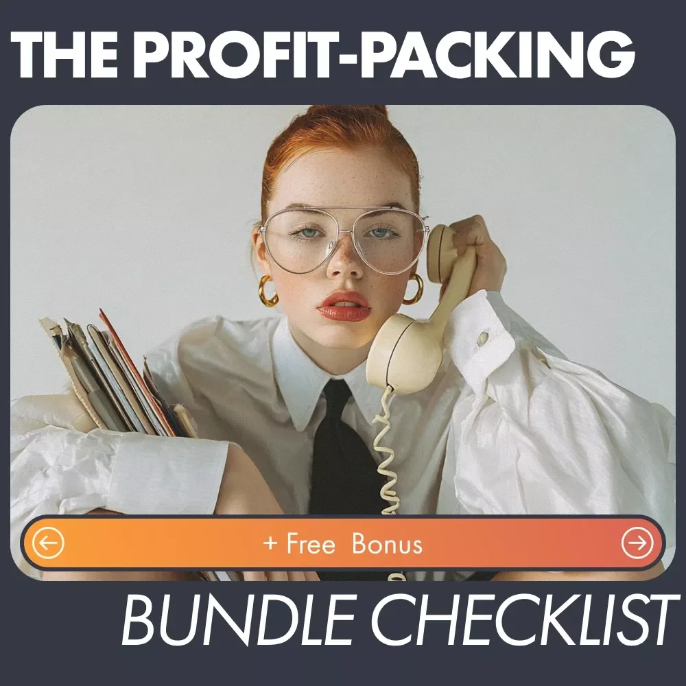 The Profit-Packing Bundle Checklist | Learn How to Bundle Products for More Sales | Digital Download for Online Sellers and Small Shops