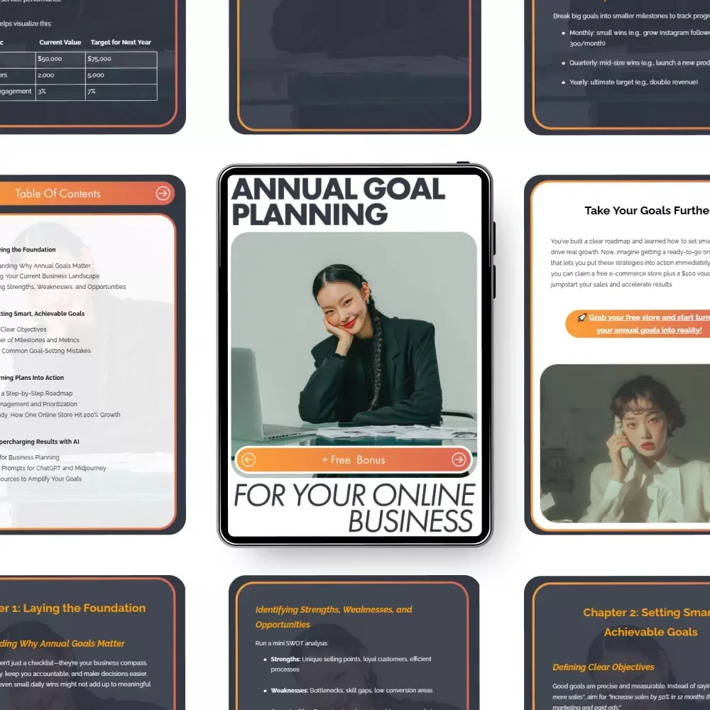 Annual Goal Planning for Your Online Business Guide - Achieve Success & Growth in the New Year