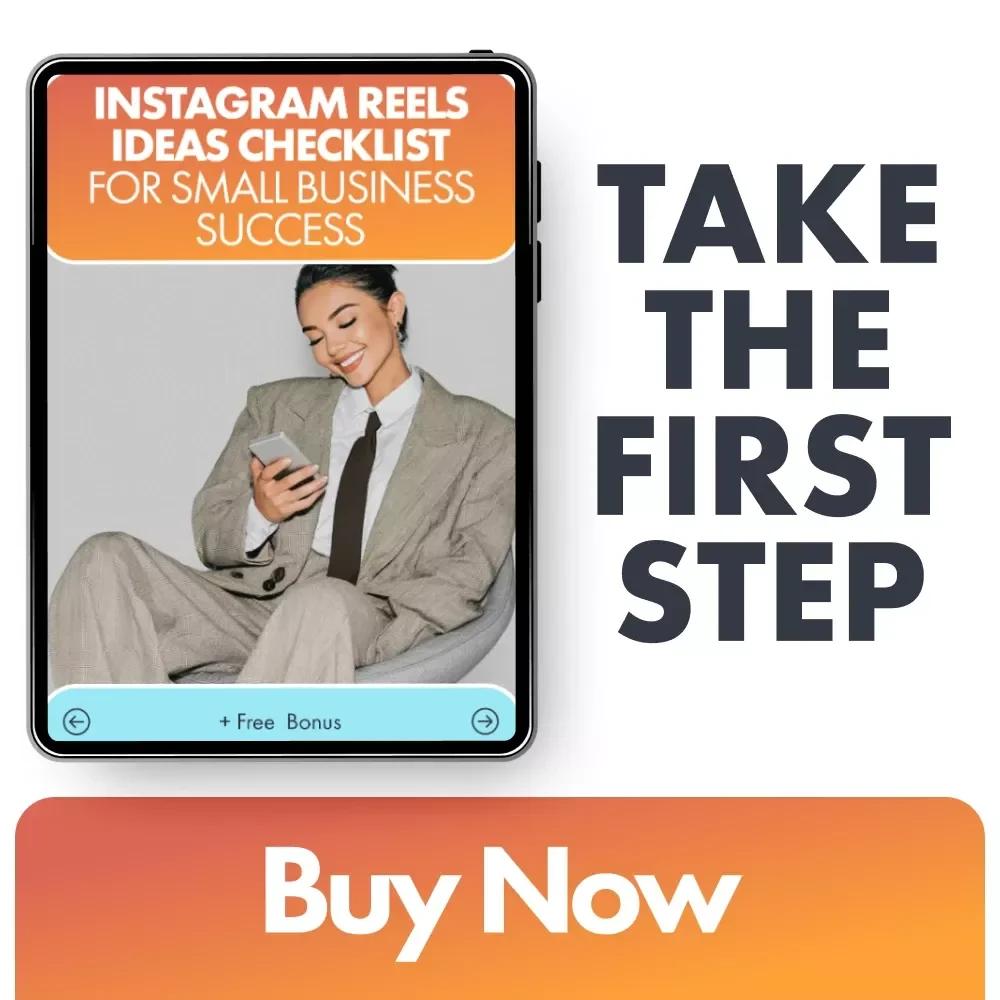 Instagram Reels Ideas Checklist for Small Business Success | Digital Download