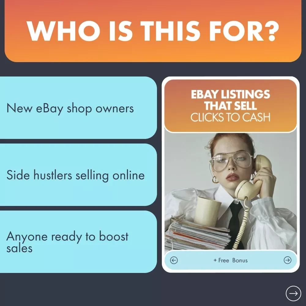 eBay Listings That Sell: Clicks to Cash | Step-by-Step Guide for Beginners | Learn How to Write an eBay Listing That Sells and Converts Views into Sales