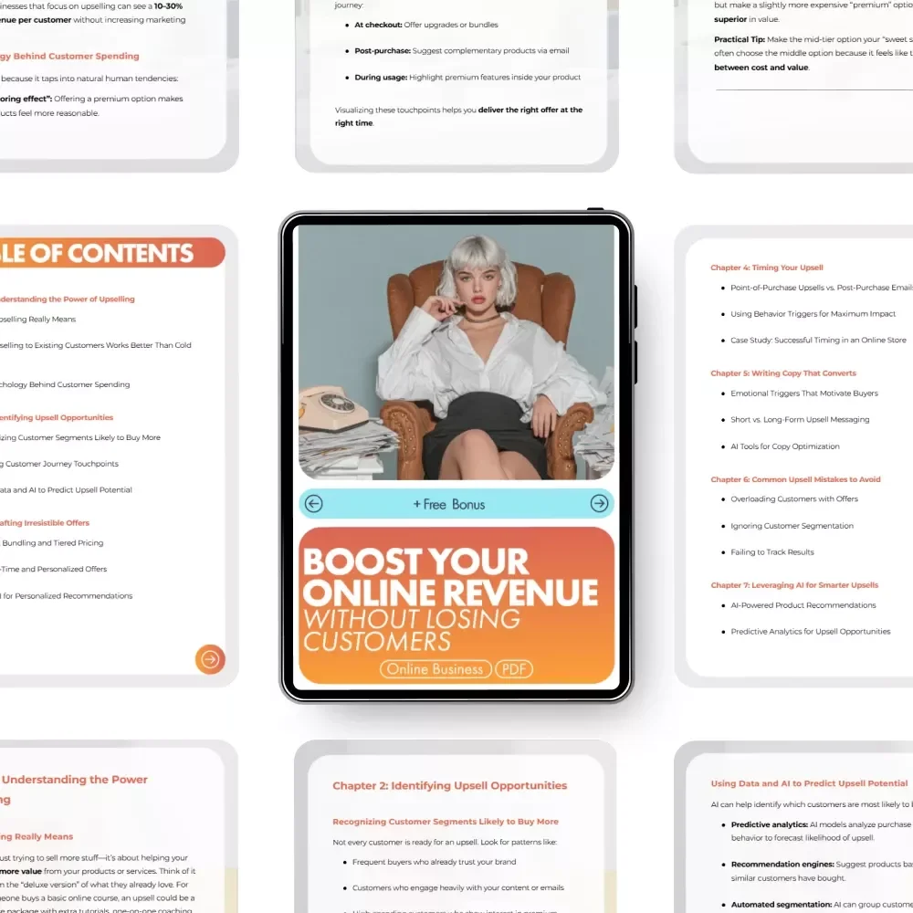 Boost Your Online Revenue Without Losing Customers | Ebook for Entrepreneurs | Conversion Strategy Playbook