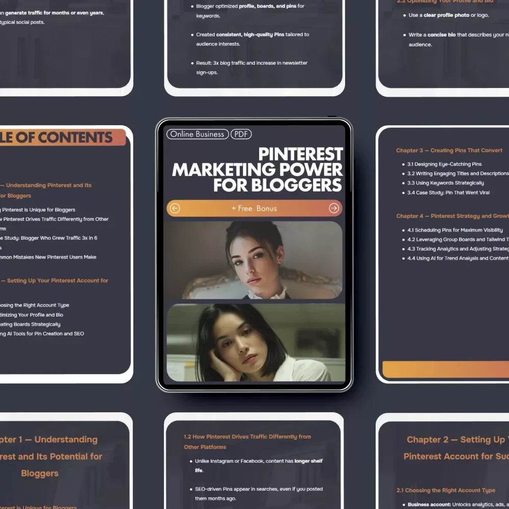 Pinterest Marketing Power for Bloggers — Digital Guide for Traffic Growth, Brand Visibility & Viral Content Strategy | Master pinterest marketing for bloggers