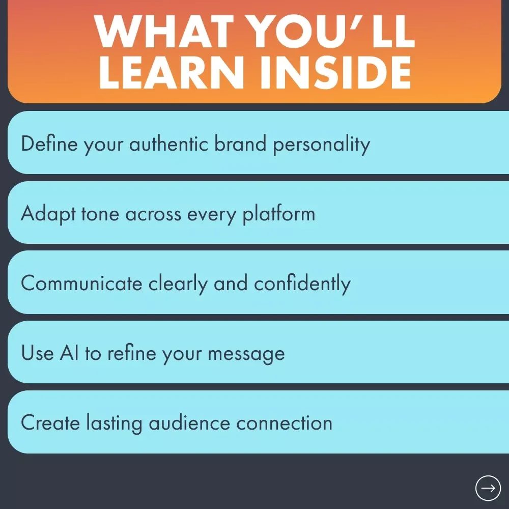 Mastering Brand Voice and Tone | Digital Guide for Entrepreneurs, Creators and Coaches | Build a Distinctive Personal Brand Voice and Tone That Connects and Converts