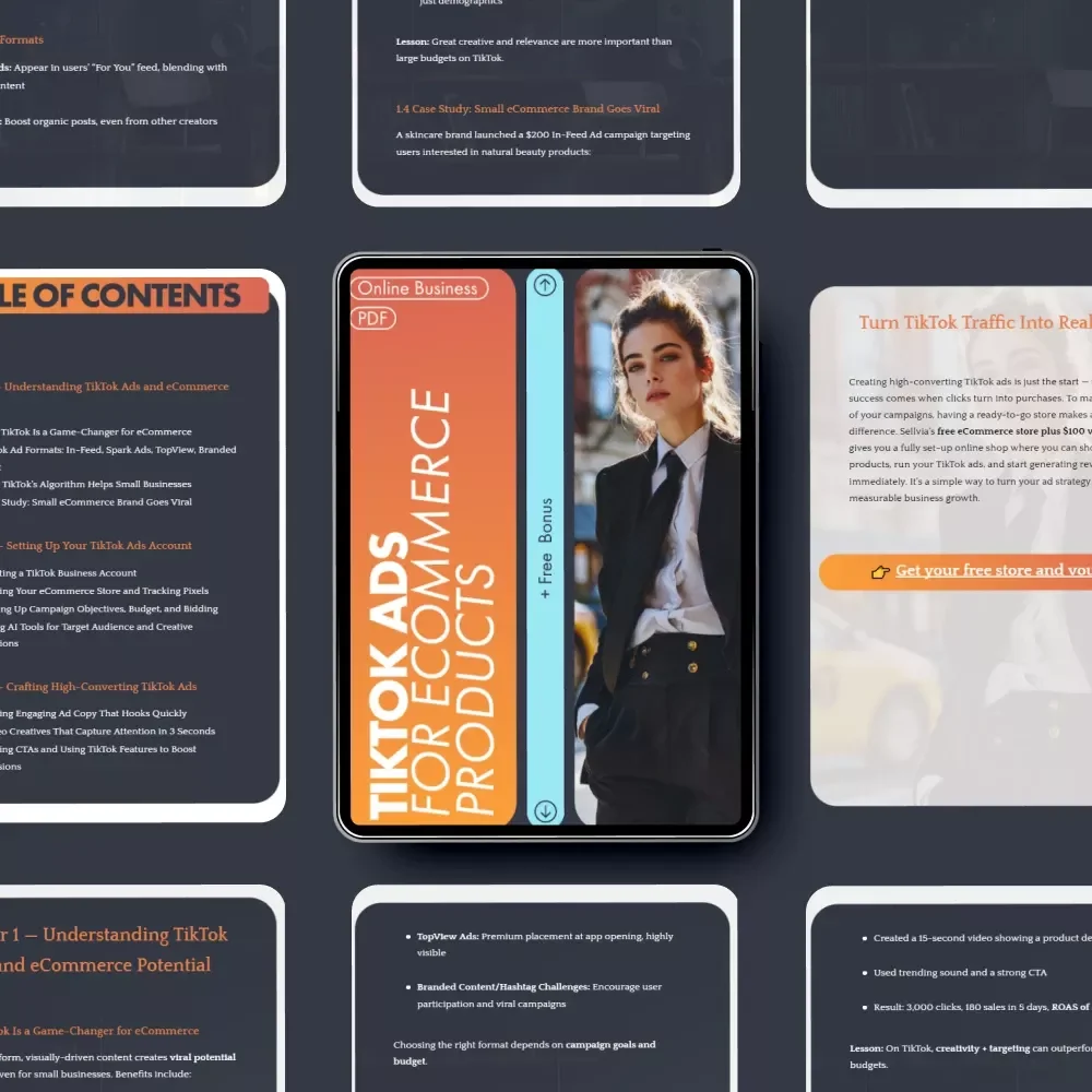 TikTok Ads for eCommerce Products: The Ultimate Guide to Mastering TikTok Ads for Your Online Store