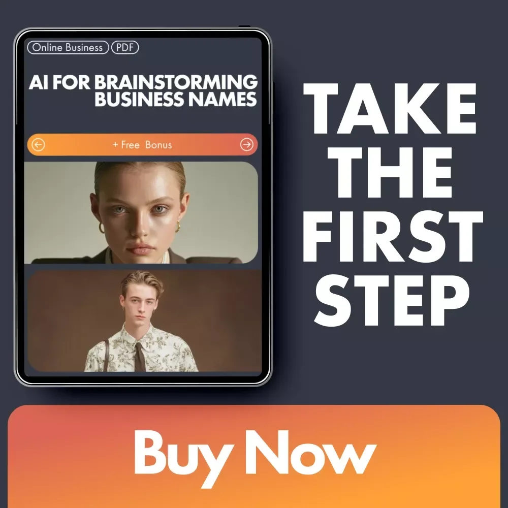 AI for Brainstorming Business Names – Printable Checklist & Brand Naming Guide for Entrepreneurs | Small Business Branding | ai for brainstorming business names