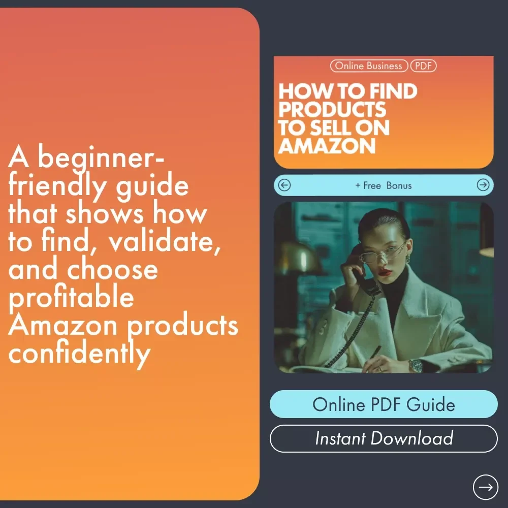 How to Find Products to Sell on Amazon Ebook | Beginner-Friendly Amazon Product Research Guide for Finding Profitable Ideas | Digital Download for New Sellers