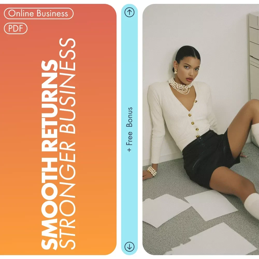 Smooth Returns, Stronger Business – Dropshipping Checklist for How to Handle Dropshipping Returns and Refunds, Ecommerce Refund Policy Guide, Instant Download