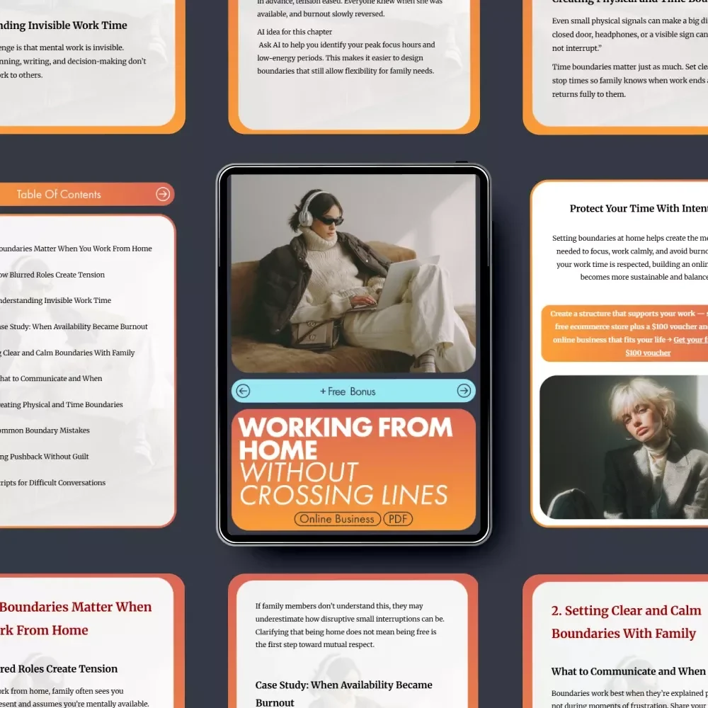 Working From Home Without Crossing Lines: A Guide to Setting Boundaries with Family