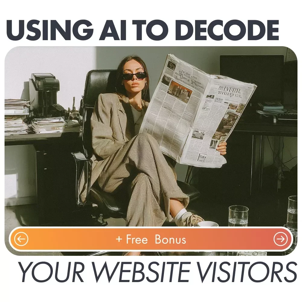 Using AI to Decode Your Website Visitors – Digital Guide for Marketers, Entrepreneurs & Online Stores | Website Insights eBook, Traffic Behavior Analysis Guide