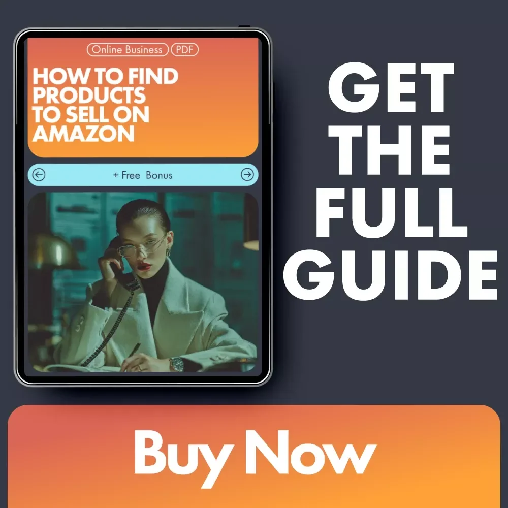 How to Find Products to Sell on Amazon Ebook | Beginner-Friendly Amazon Product Research Guide for Finding Profitable Ideas | Digital Download for New Sellers