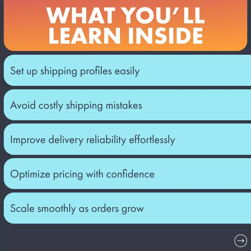 Etsy Shipping Settings Made Simple – The Complete Etsy-Style Ebook Guide for Mastering Etsy Shipping Settings and Policies, Smarter Shipping Profiles & Stress-Free Shop Setup