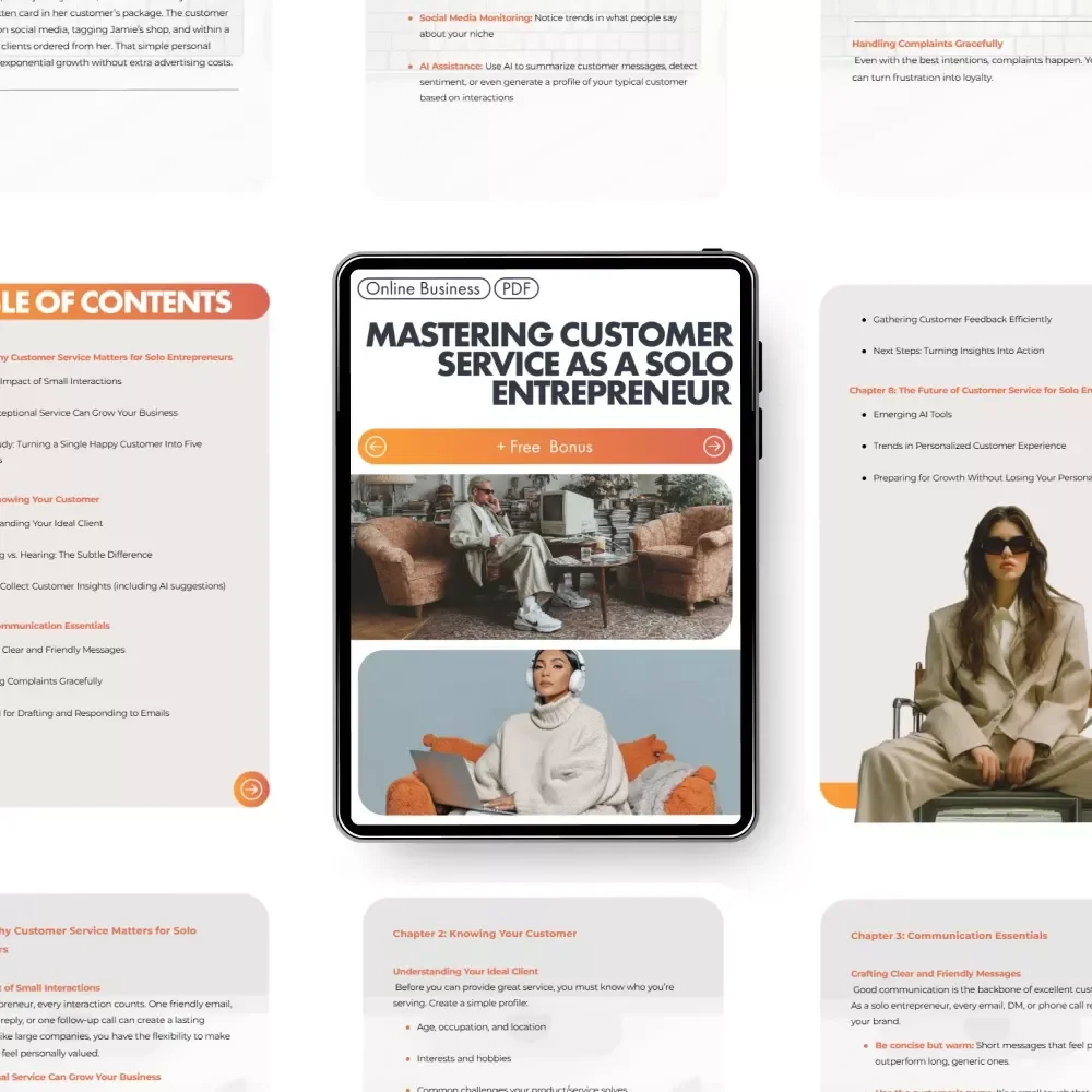 Mastering Customer Service as a Solo Entrepreneur | Solo Biz Support & Client Experience Playbook