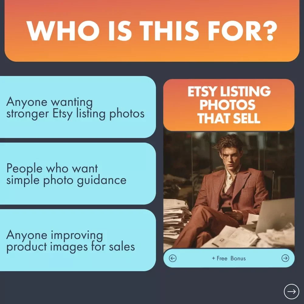 Etsy Listing Photos That Sell – The Ultimate Ebook Guide to Boost Clicks and Create High-Converting Product Images