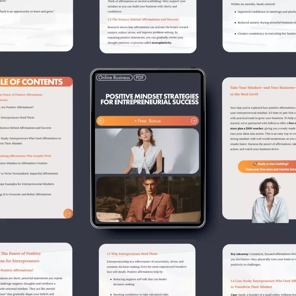 Positive Mindset Strategies for Entrepreneurial Success: A Guide to Harnessing the Power of Positive Affirmations for Entrepreneurs
