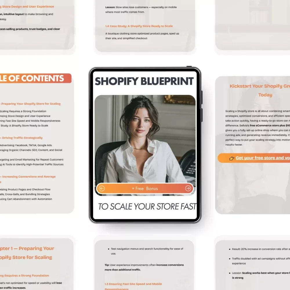 Shopify Blueprint to Scale Your Store Fast: A Step-by-Step Guide for Success