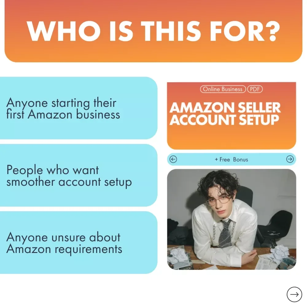 Amazon Seller Account Setup eBook | Step-by-Step Guide for Beginners