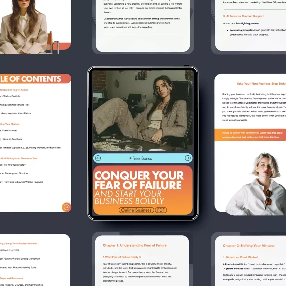 Conquer Your Fear of Failure and Start Your Business Boldly - eBook Guide to Overcome Fear of Failure When Starting Your Business
