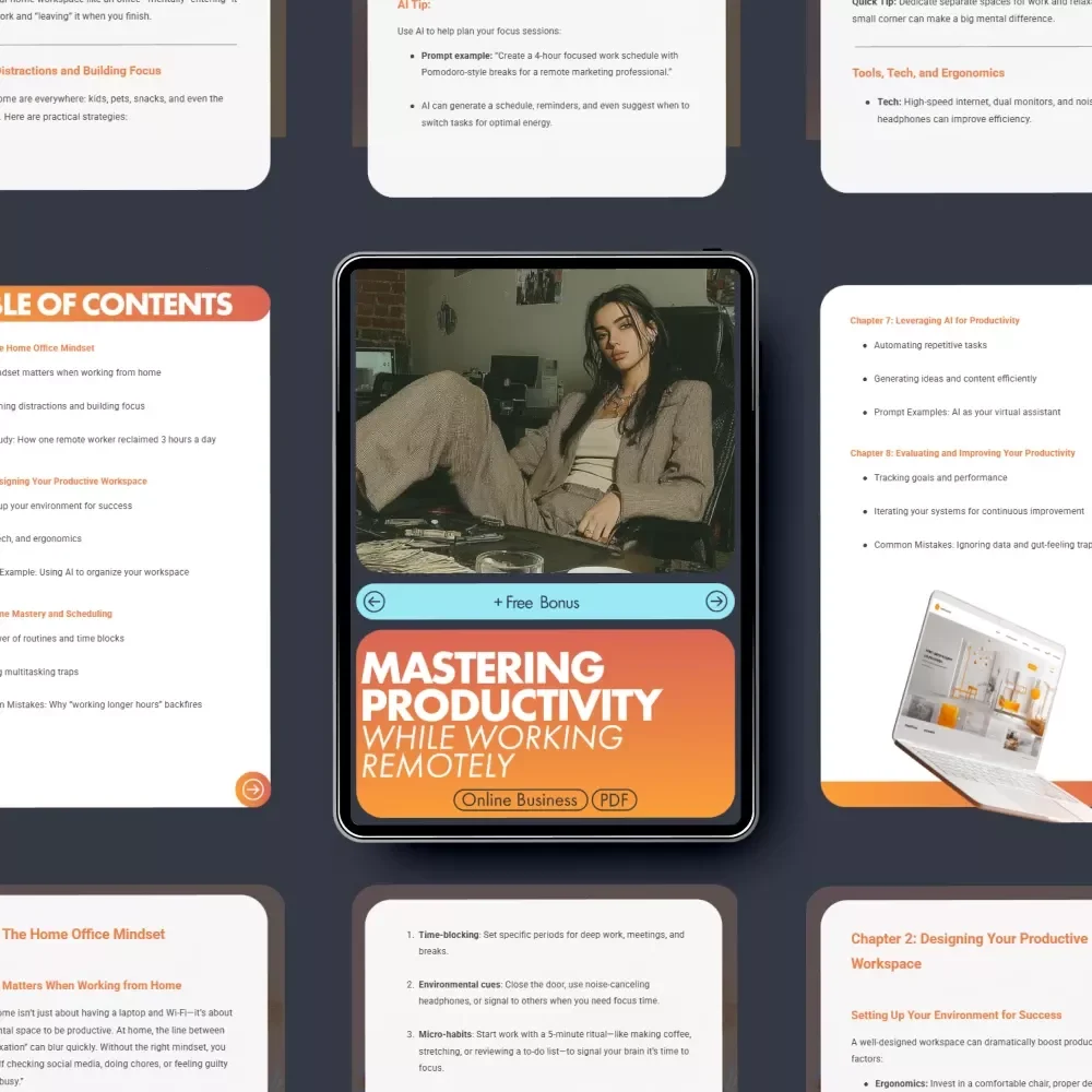 Mastering Productivity While Working Remotely | Remote Work Success Guide