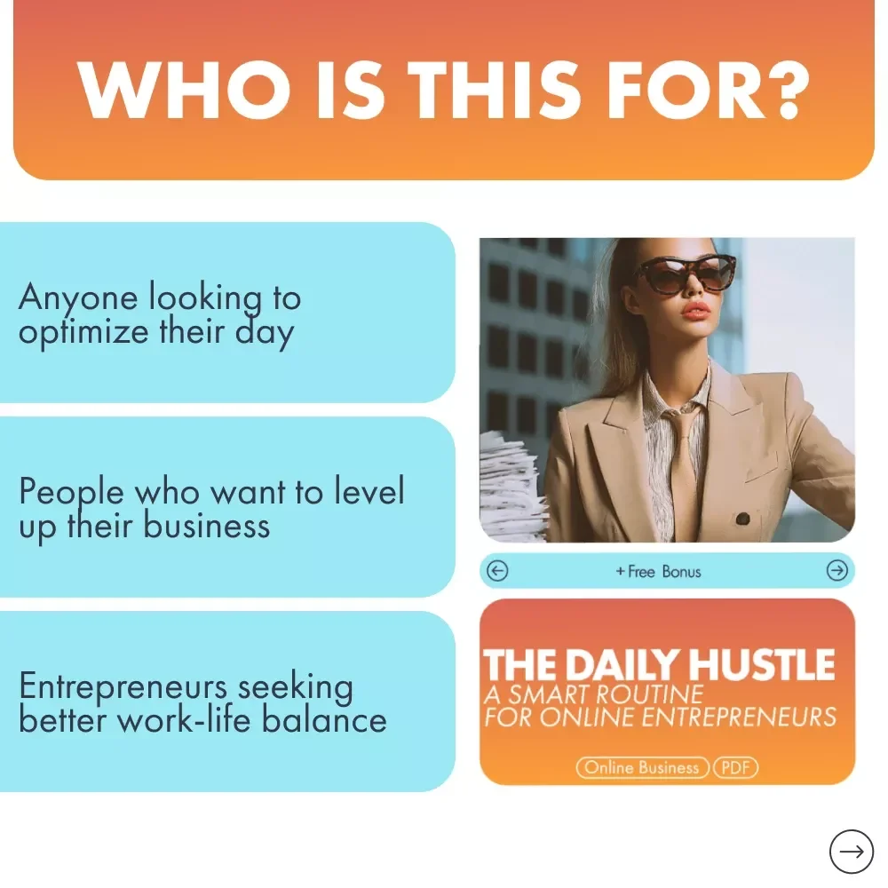 The Daily Hustle: A Smart Routine for Online Entrepreneurs - Essential Guide for Building a Productive Routine