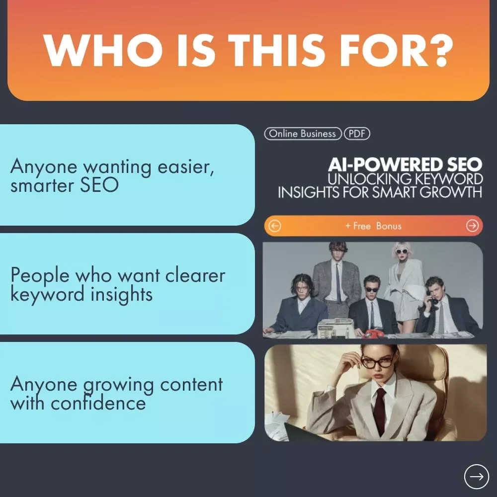 AI-Powered SEO: Unlocking Keyword Insights for Smart Growth – Etsy Digital Download Guide for ai for keyword research and seo Success, SEO Strategy Planner, Keyword Optimization eBook