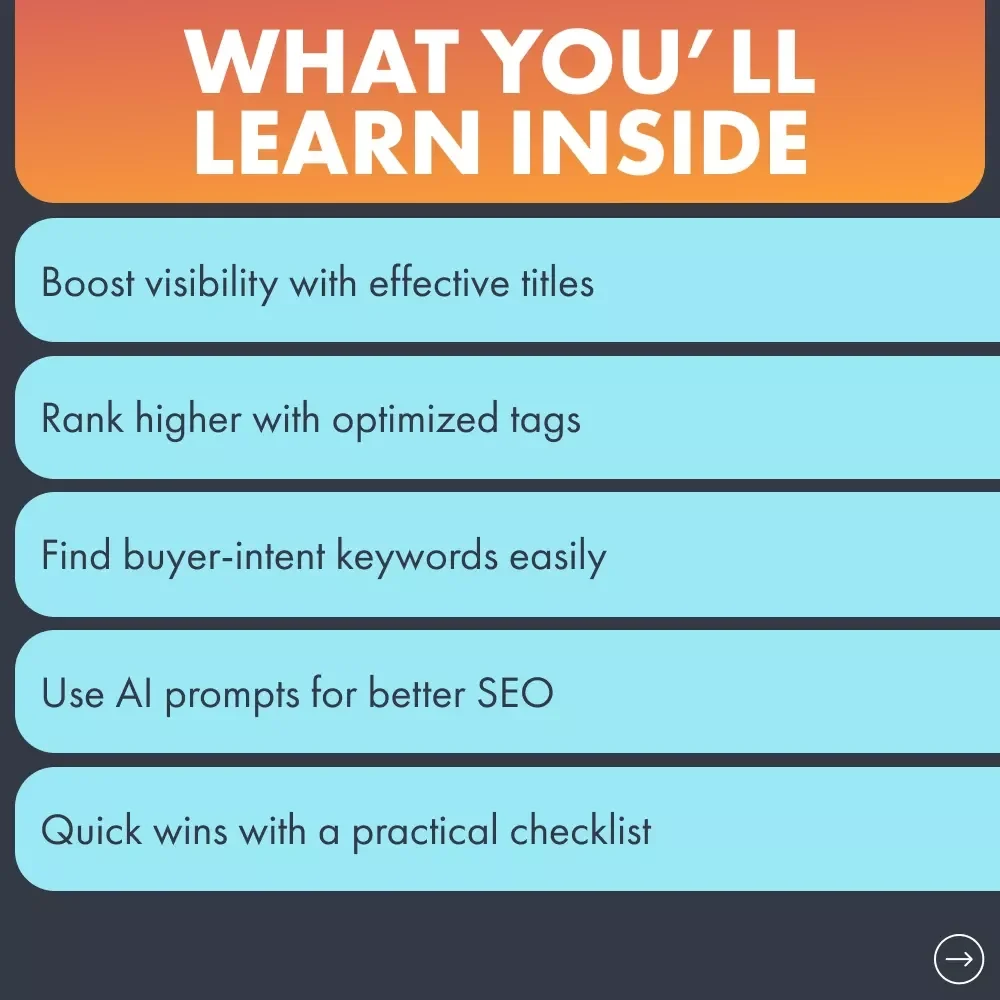 Etsy Titles and Tags That Sell: Master Etsy SEO with High-Impact Titles & Tags